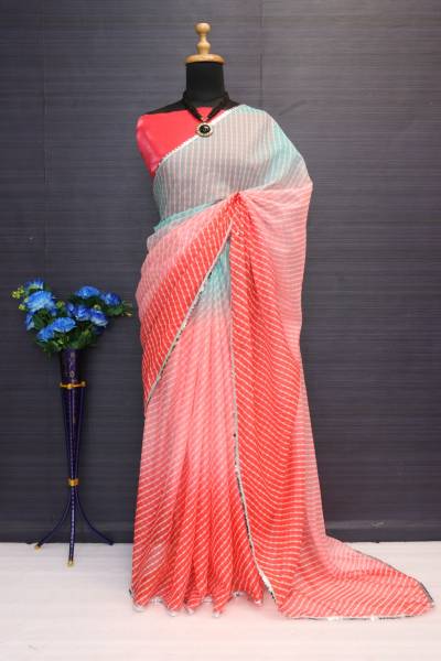 D.NO. - BT331 BY BT ORGANZA SILK SAREE MANUFACTURER IN INDIA